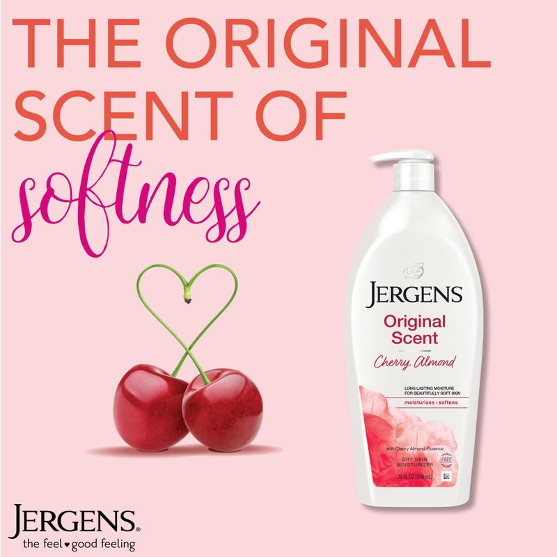 Jergens Original Scent Cherry Almond 6本 Magazine Luiza | Pra você é Magalu!
